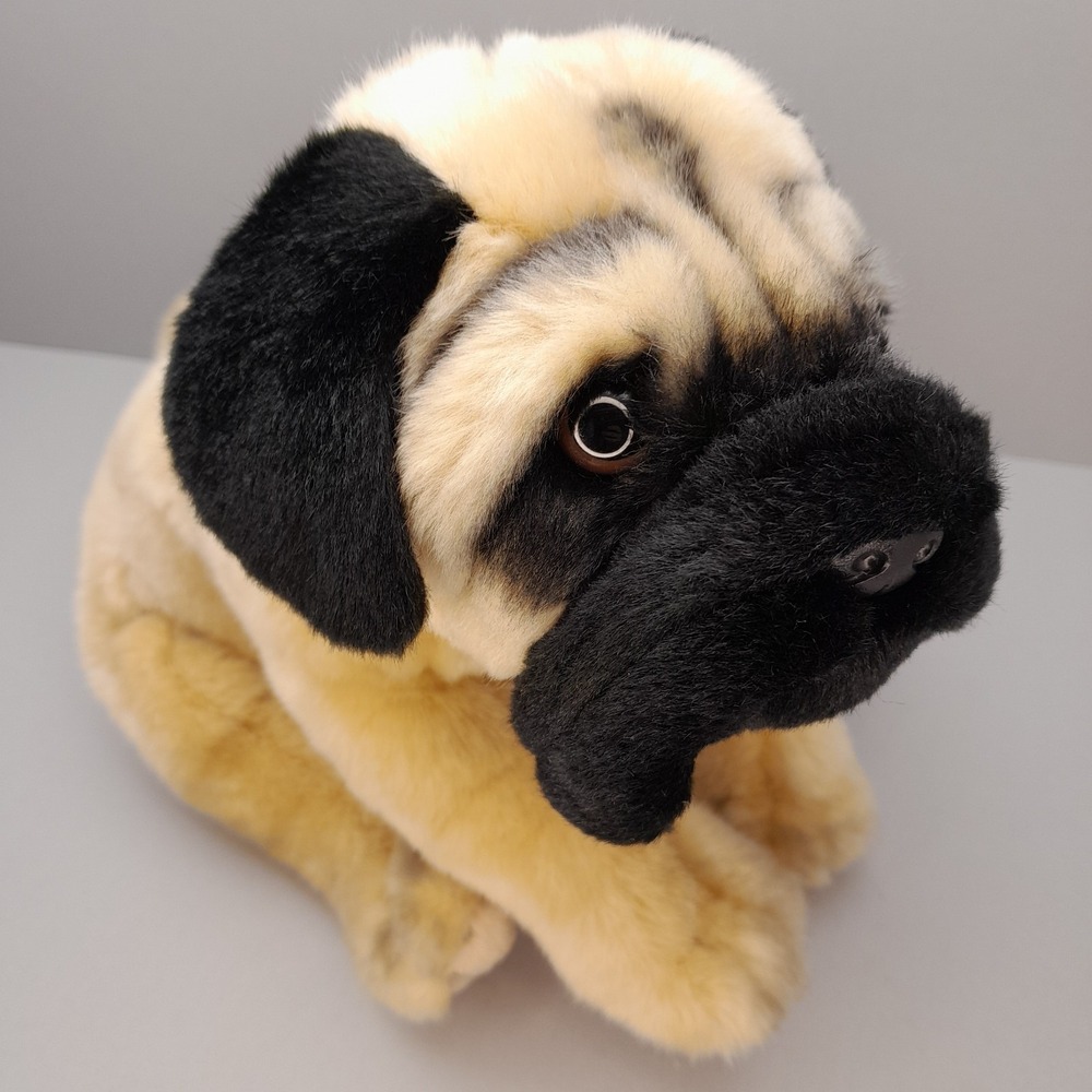 Vintage 2000 Animal Alley Pug Dog Plush 13" Toys R Us Exclusive Stuffed Animal - Picture 4 of 10